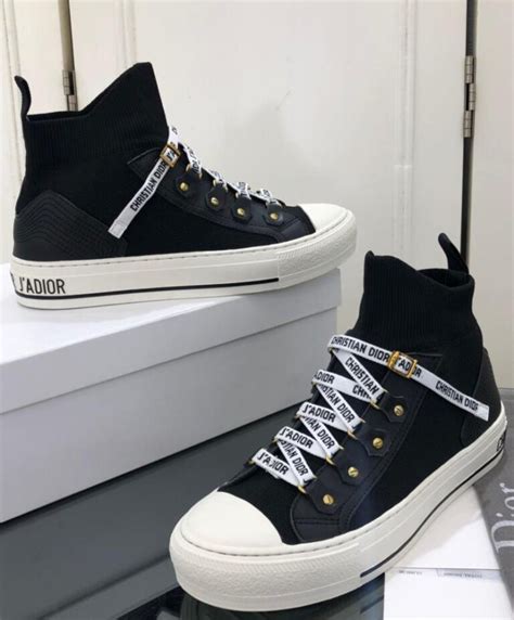 dior black tennis shoes|Dior sneakers high top women's.